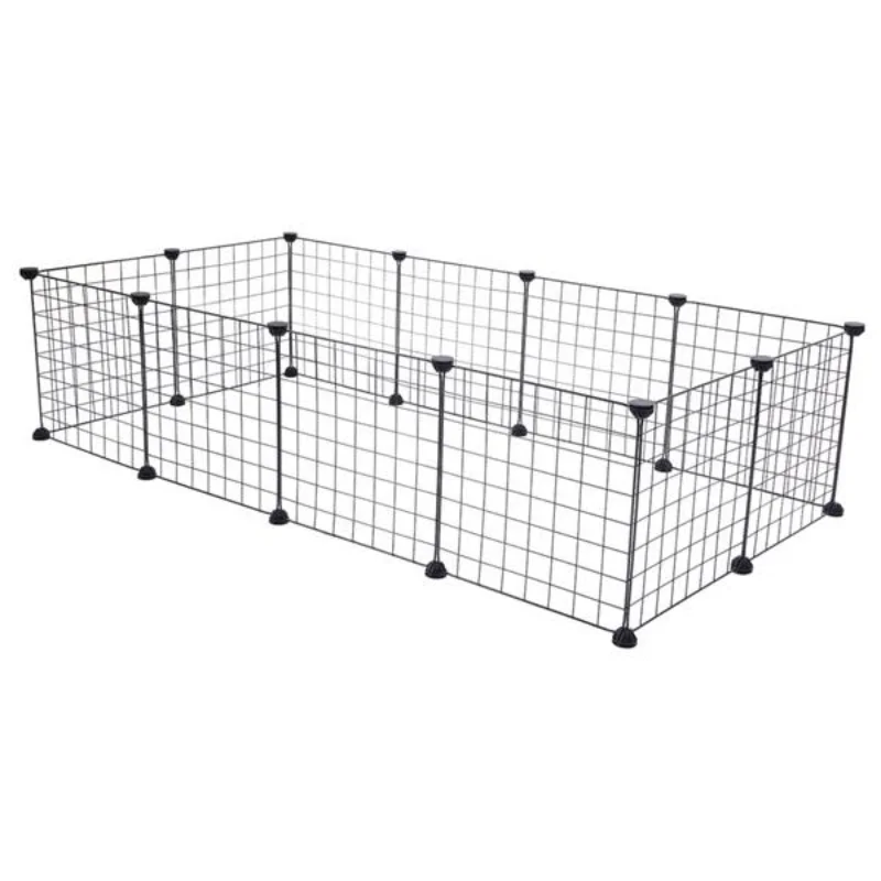 

Pet Playpen Small Animal Cage Indoor Portable Metal Wire Yard Fence for Small Animals Guinea Pigs Rabbits Kennel Crate Fence