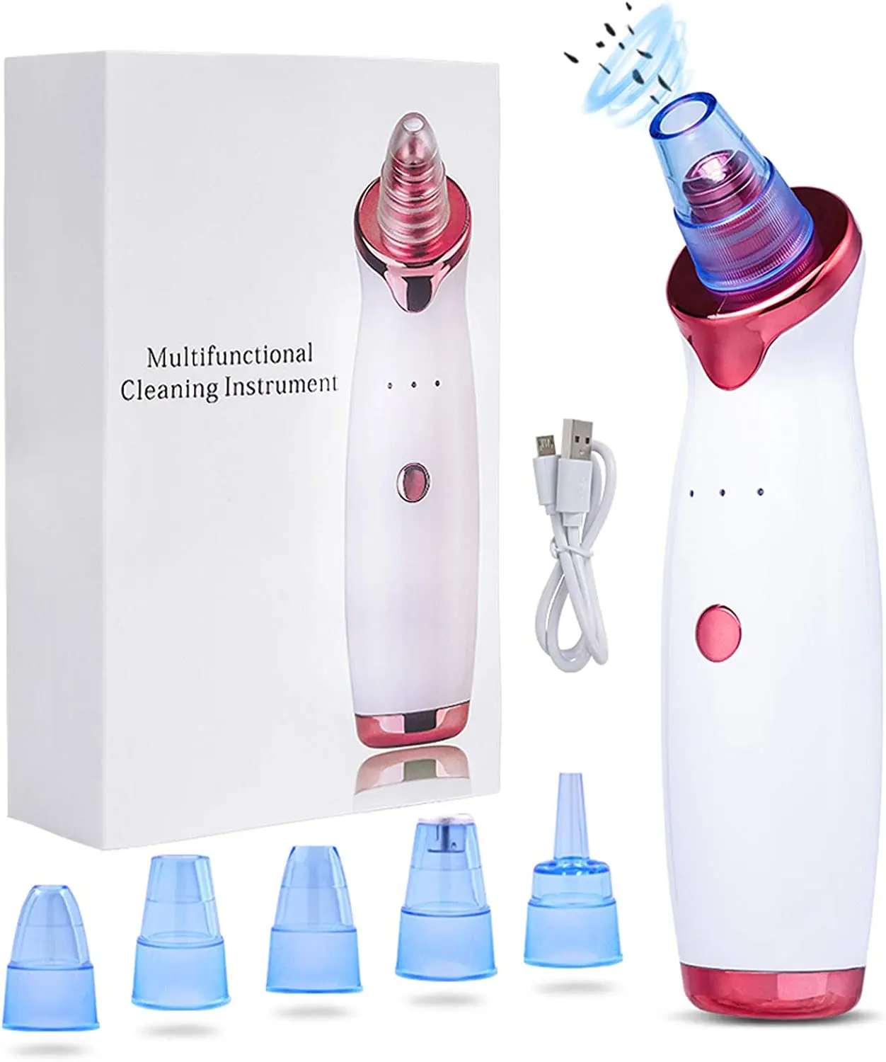

Blackhead Remover Pore Vacuum Clean Extractor Black Head Suctioner Pore Cleaner BlackHeads Remove Blackhead Vacuum Kit