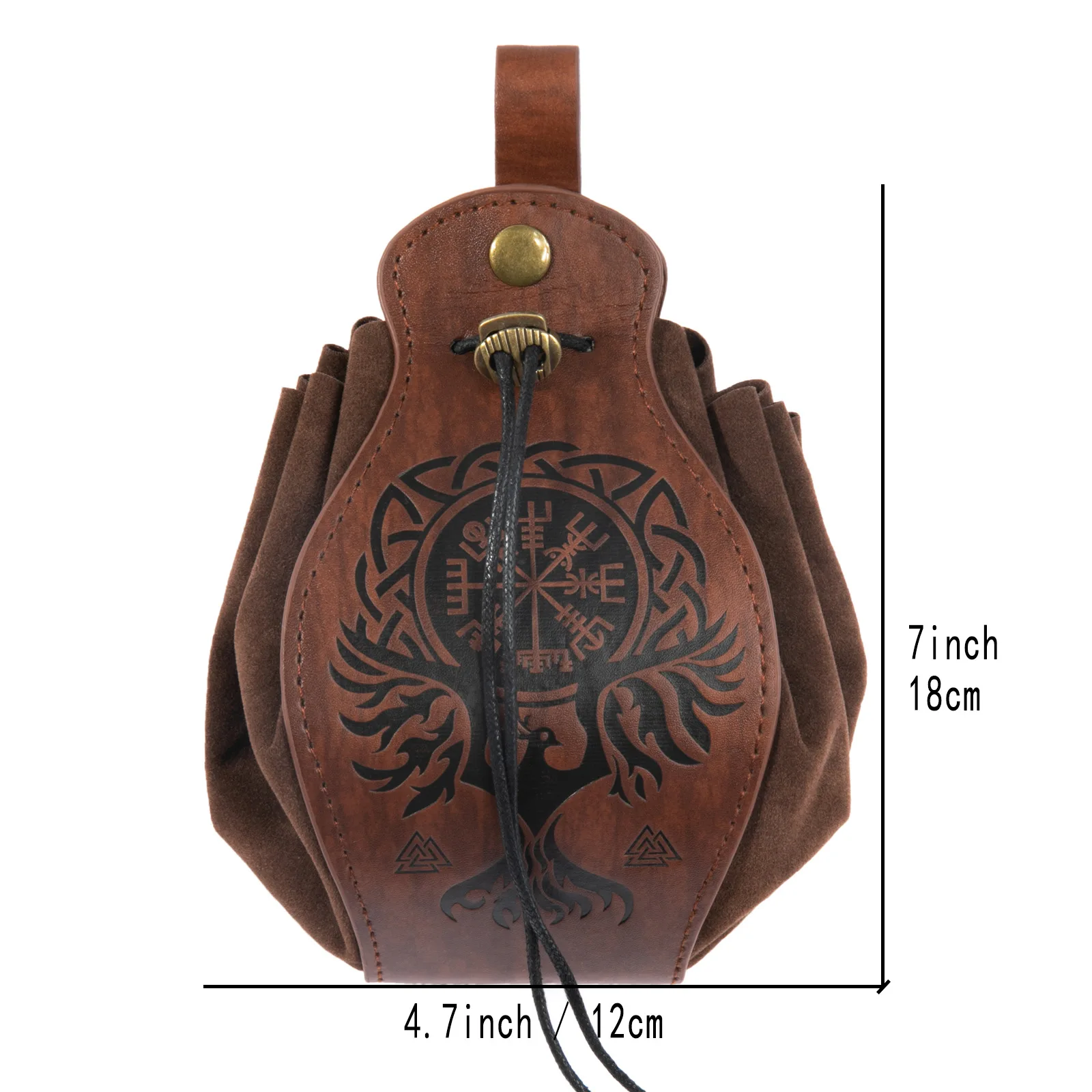 Medieval Viking Mini Bag Coins Bag Pouch Men Cosplay LARP Costume Accessories