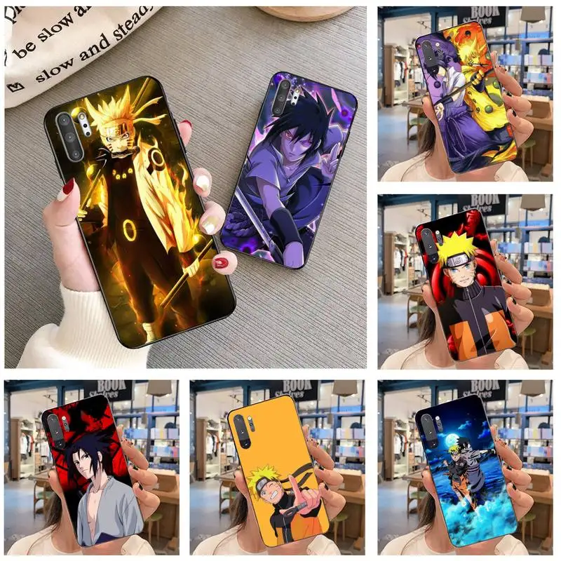 

BANDAI Anime Naruto Sasuke Phone Case For Samsung Galaxy Note20 ultra 7 8 9 10 Plus lite Samsung M21 M31S M30S M51