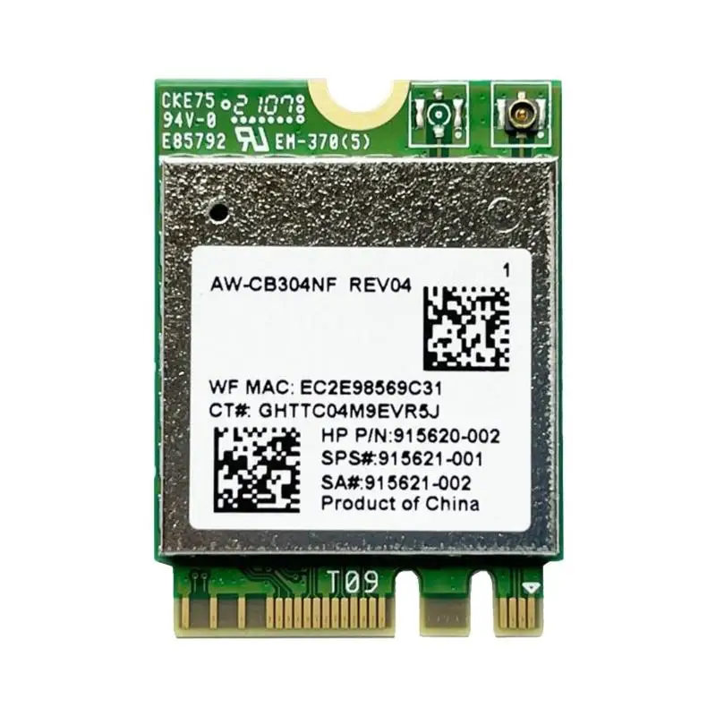 

WIFI Card AW-CB304NF RTL8821CE .2 433M Wireless Adapter 2.4G+5G BT4.2 Dropship