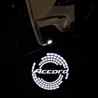 2pcs of accord logo light suitable for honda accord odyssey cr z spirior elysion crosstour car decoration accord welcome light