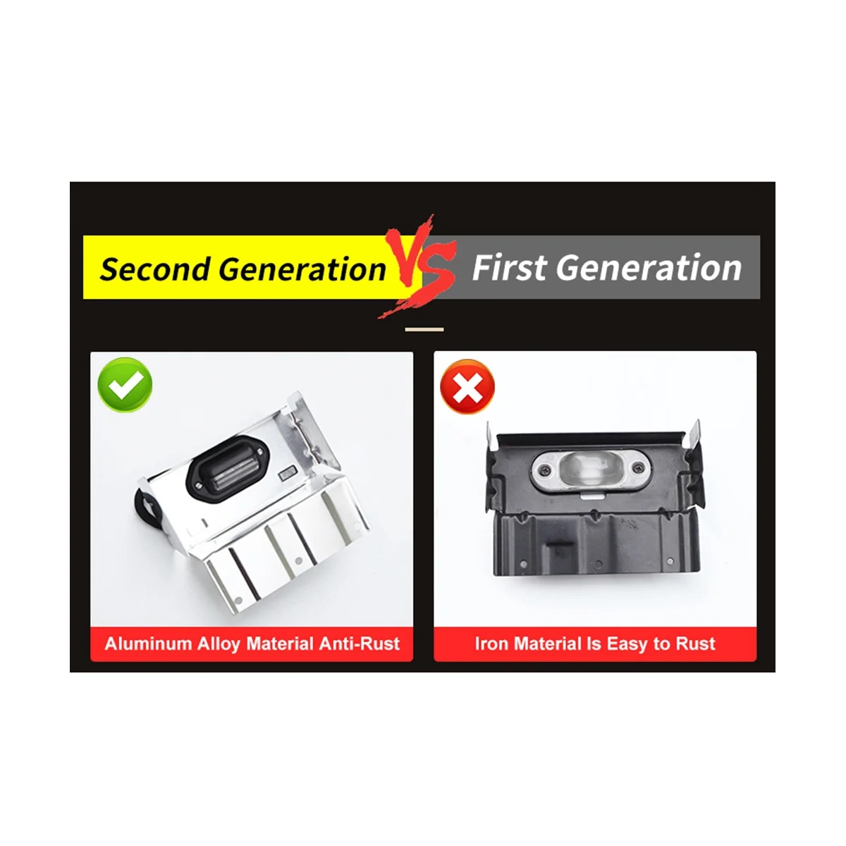 4 шт. автомобильные подсветки для Toyota Land Cruiser Prado FJ 150 2010-2018 (желтые)