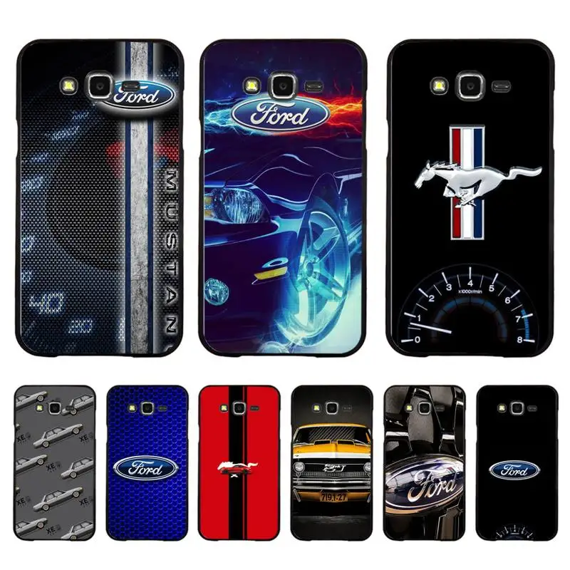 

Luxury Brand Car Ford Logo Phone Case For Samsung Galaxy J 4plus J6 J5 J72016 J7prime cover for J7Core J6plus