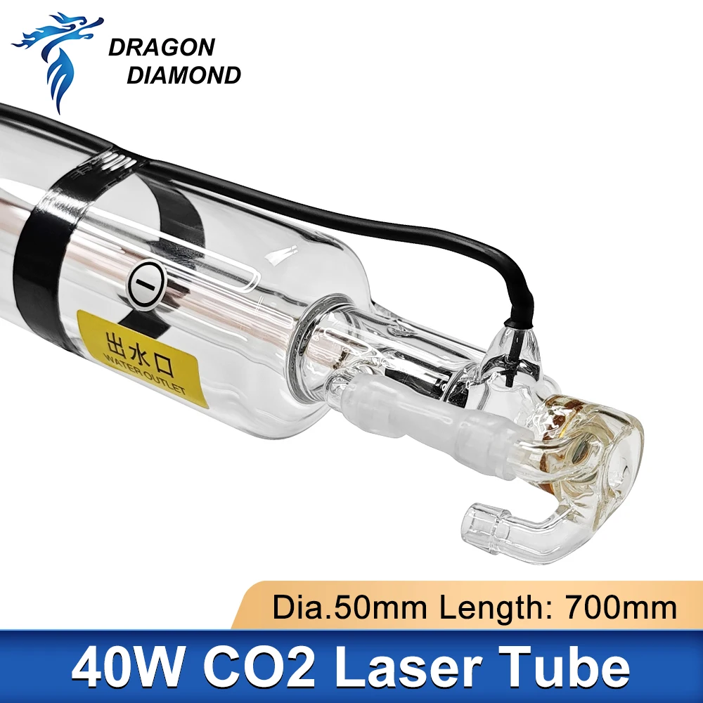 

Лазерная трубка CO2 DRAGON DIAMOND K40 40 Вт 700 мм