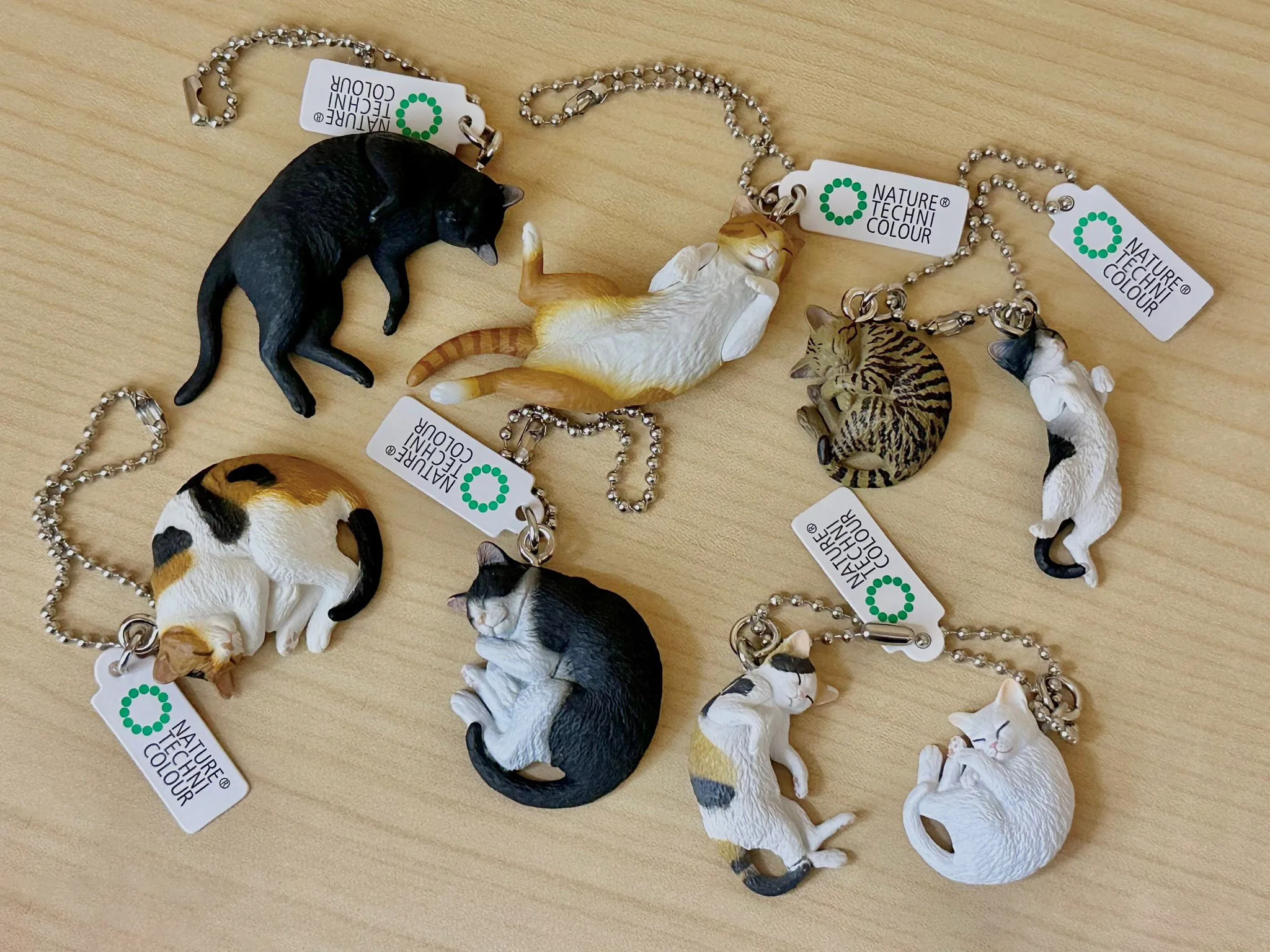 Фото IKIMON Nature Technicolor kawaii MONO PLUS Cat Ball Chain Талисман Calico cat коричневый табби котенок Neko Коллекция фигурки для сна №3