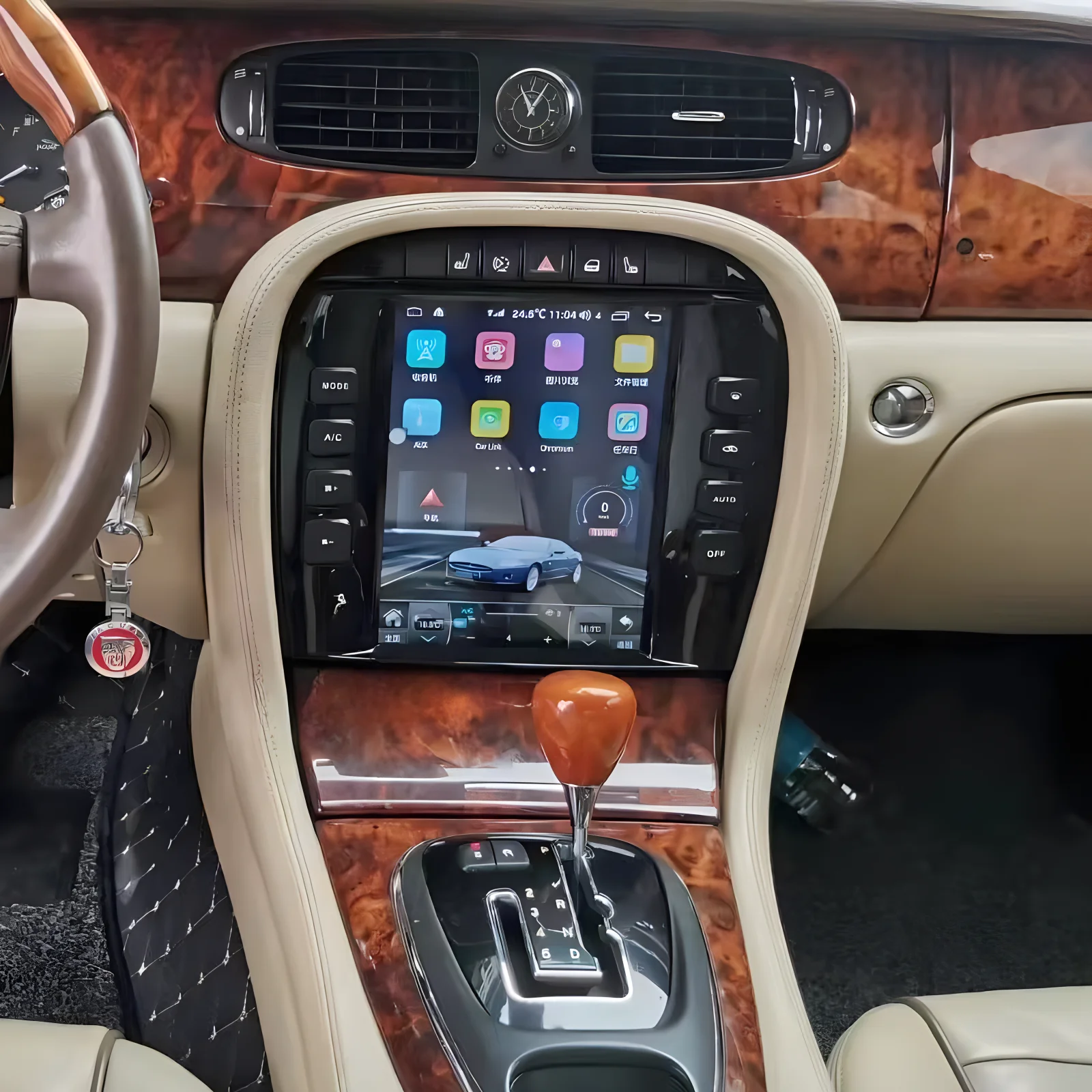 

Мультимедийный плеер 8G 256G 2 din для Jaguar S-type 2002-2009 Android 14 Автомагнитола ​ Стерео GPS-навигация Авторадио головное устройство