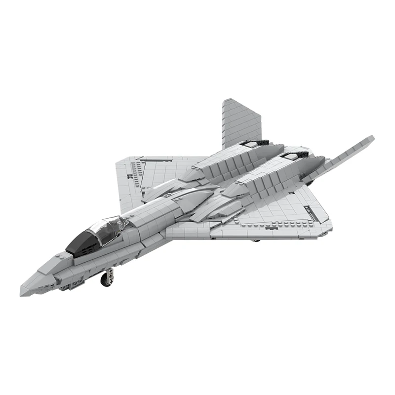 Gobricks Military Moc-41847 Yf-23 Black Widow Ii Fighter Destroyer Детский строительный блок сделай сам модель