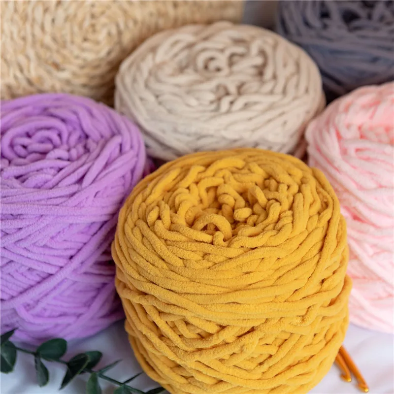 100g Knitting Wool Chunky Wool Yarn Chenille Yarns for Knitting and Crochet Yarn for Knitting Wool Handmade DIY Thick Warm Yarn
