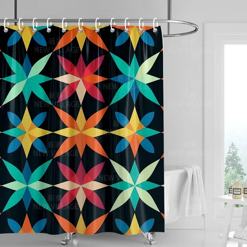 

Водонепроницаемые шторы для душа из полиэстера