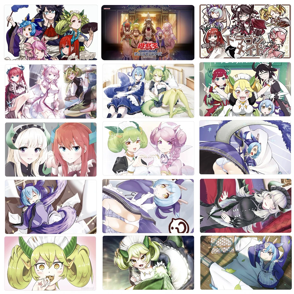 

Yu-Gi-Oh Nurse Dragonmaid Card Pad Paymat YGO Mat MTG KMC TCG OGC CCG Mat