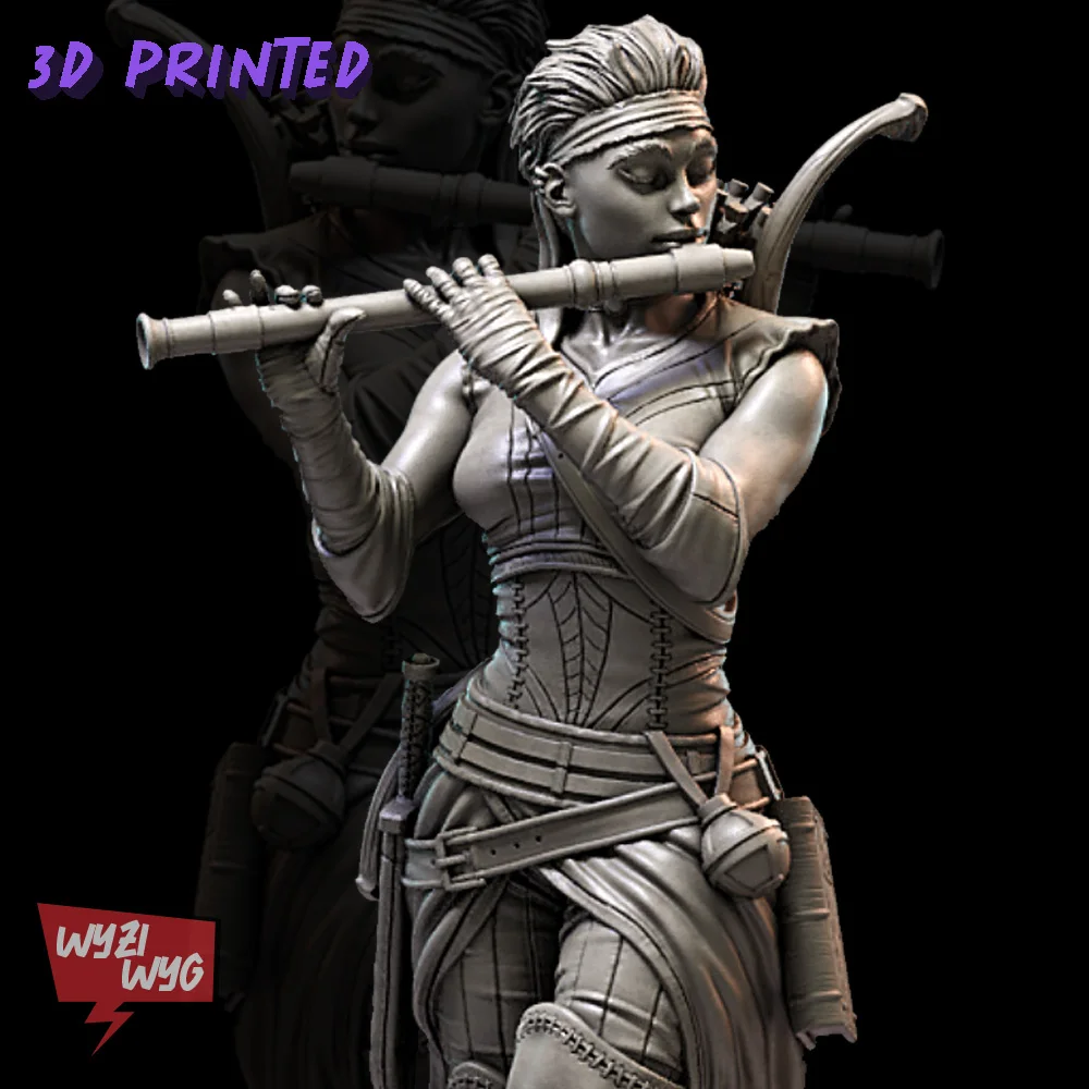 

Бардовая миниатюра, фигурка музыканта, воин, HD 3D печатная модель, Pathfinder, настольный, Wargame, DnD, TRPJ