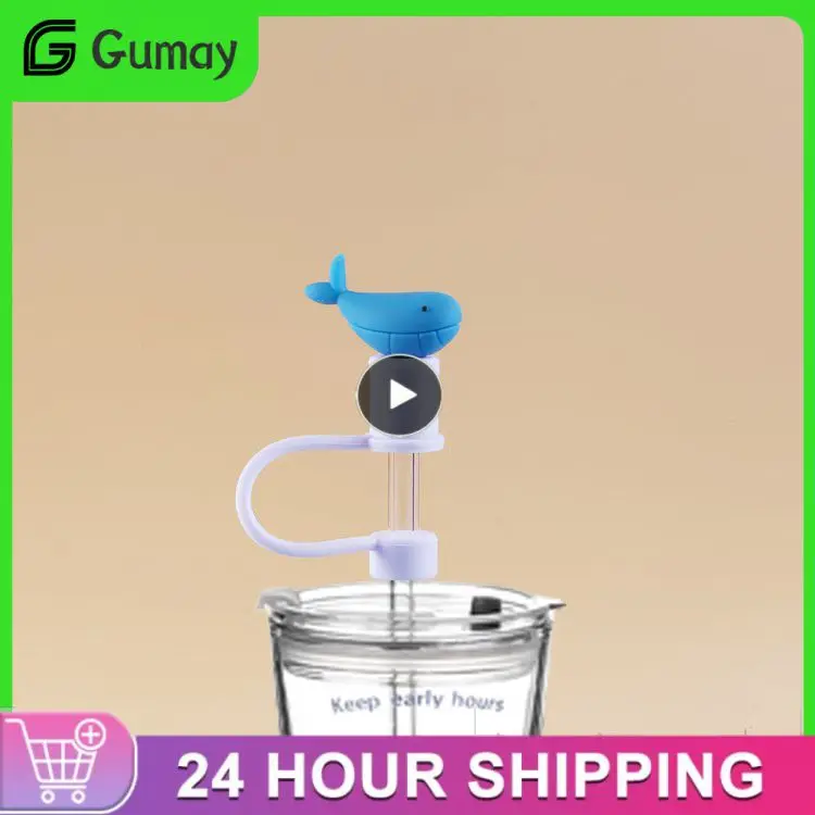 

Durable Silicone Straw Plug High Temperature Resistance Airtight Seal And Splash Proof Combined Straw Cap Easy To Clean Safe