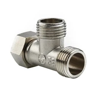 brass diverter valve 3 way water separator shower tee adapter adjustable shower head diverter valve bathroom accessories