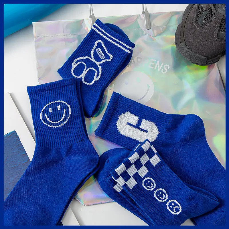 Милые спортивные носки в стиле ретро японском женские сетчатые с красным