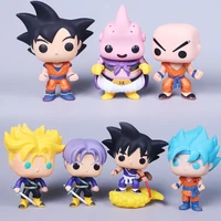2022 dragon ball toy son goku action figure anime super vegeta model doll pvc collection toys for children christmas gifts
