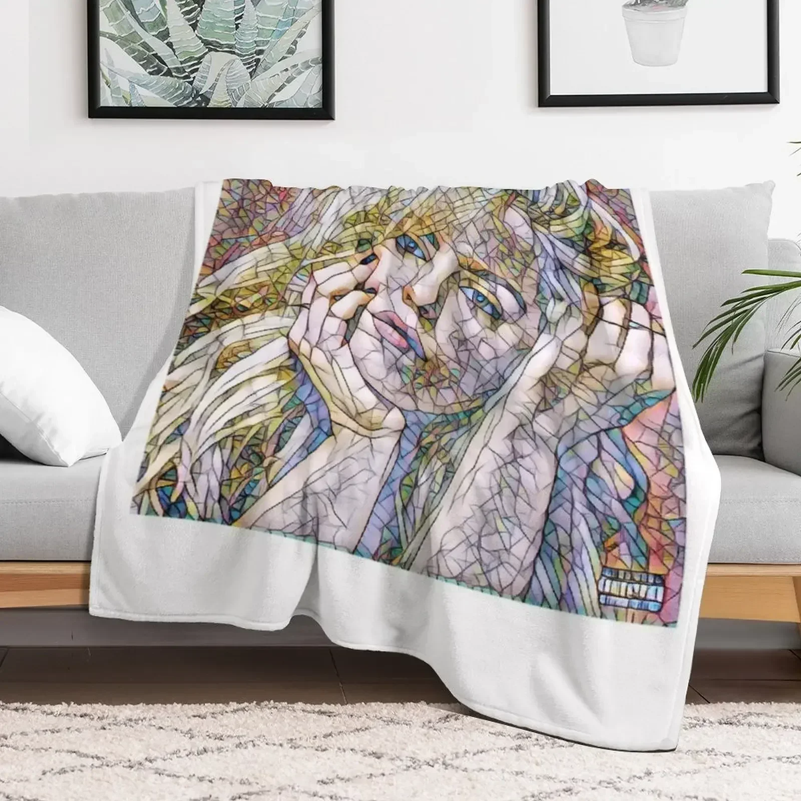 Одеяло Renne Rapp для дивана туристическое роскошное брендовое лохматое одеяло