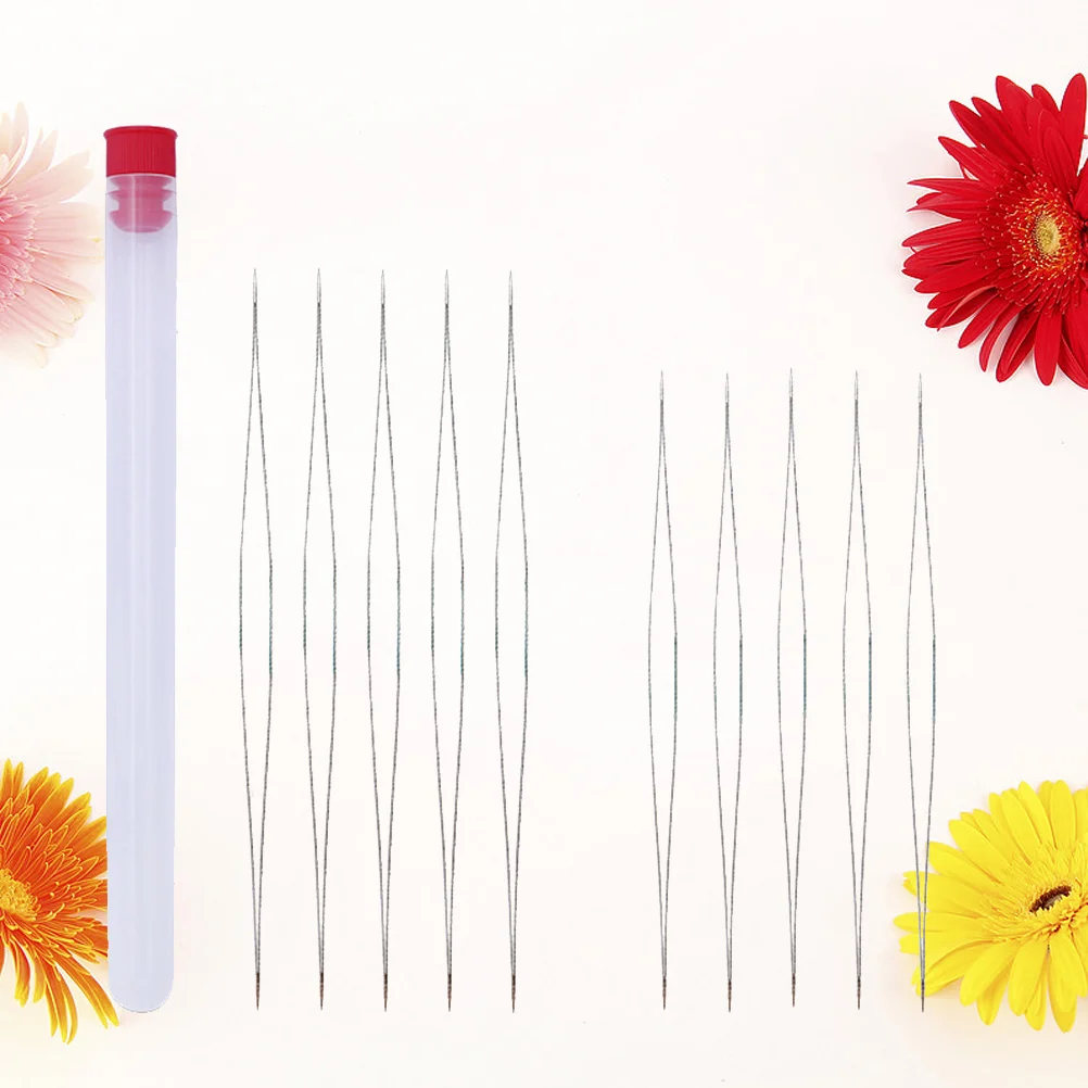 

10 Metal Open Threaders Handwork Accessaries for Making Sewing Embroidery