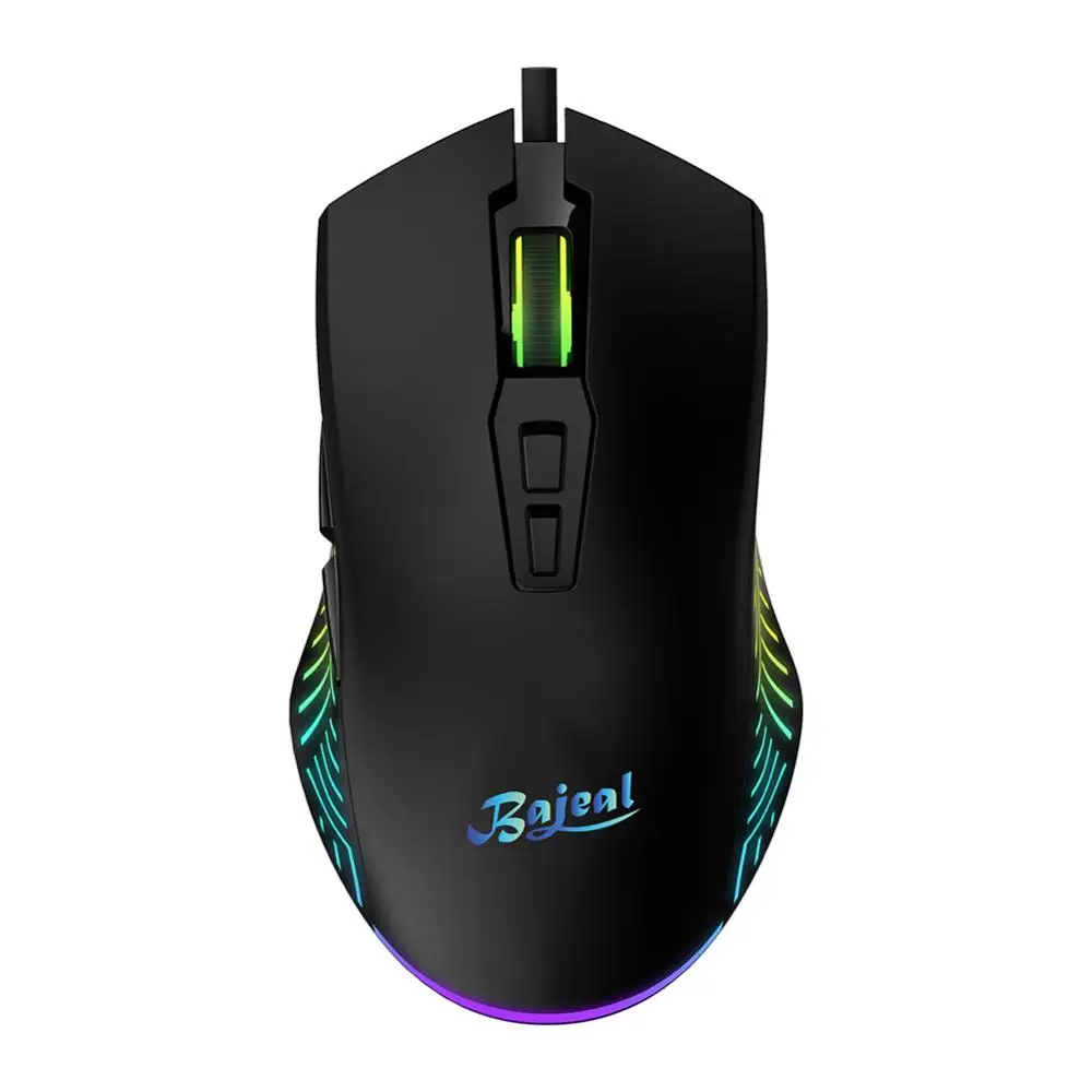 

Portable Computer Mouse Glowing Wired Mouse Breathing Light 7 Buttons Gaming Mouse Computer Accessories Universal 6400dpi Mice