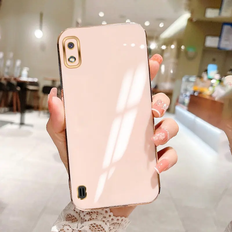 Для Samsung Galaxy A10 A105F Чехол 6D Покрытие Силиконовый ТПУ Бампер Задняя крышка