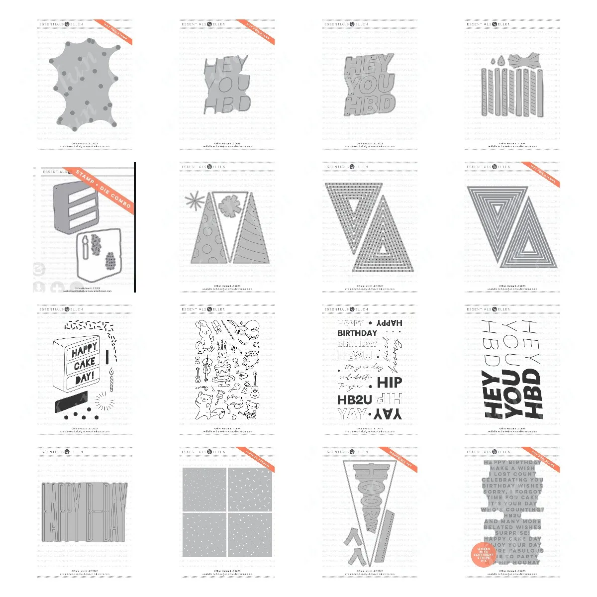 

New Arrivals in 2023 Party Cake Cutting Dies Stamps Stencil Hot Foil Plates Stencil Embossing Template Scrapbooking Decoration