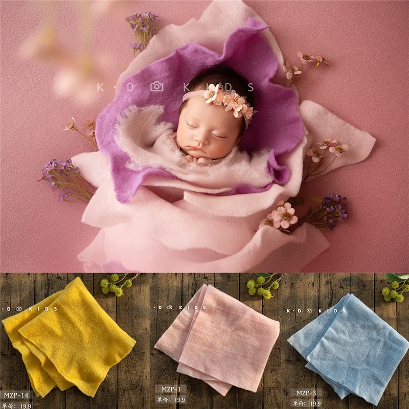 Enlarge Dvotinst Newborn Photography Props Baby Soft Wool Wraps Posing Wrap Gifts Fotografia Accessories Studio Shooting Photo Props