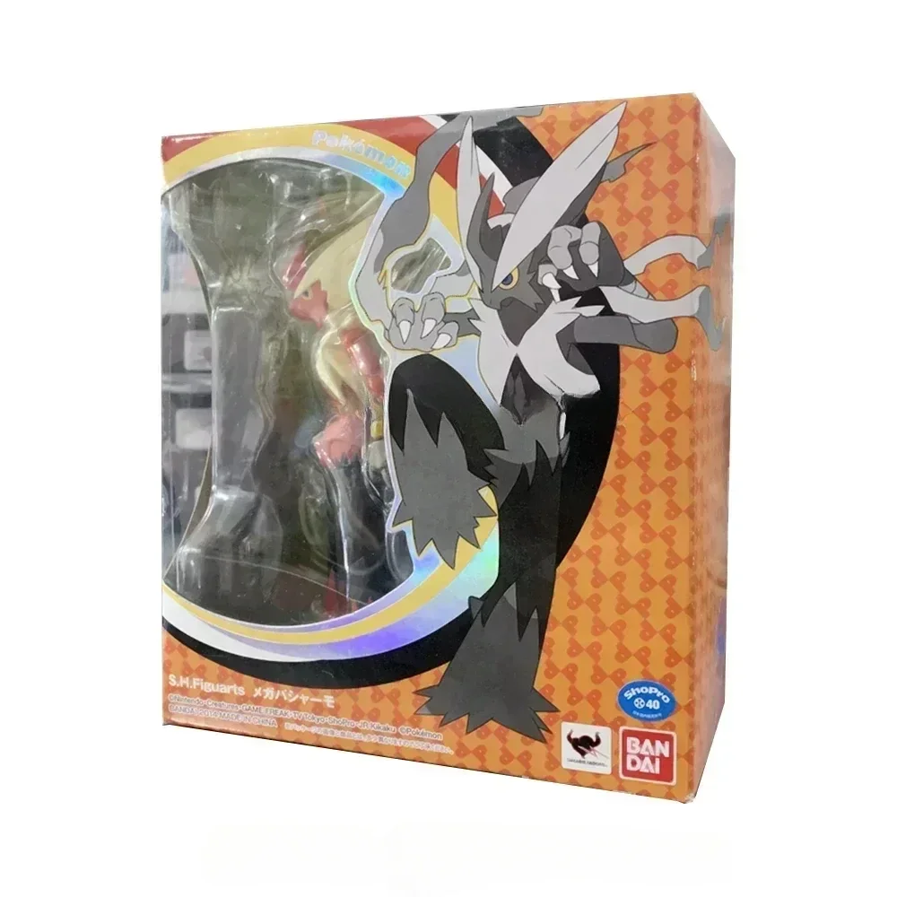 Bandai оригинальные Pokemon S.H.Figuarts SHF MEGA Blaziken аниме фигурки игрушки для детей подарок