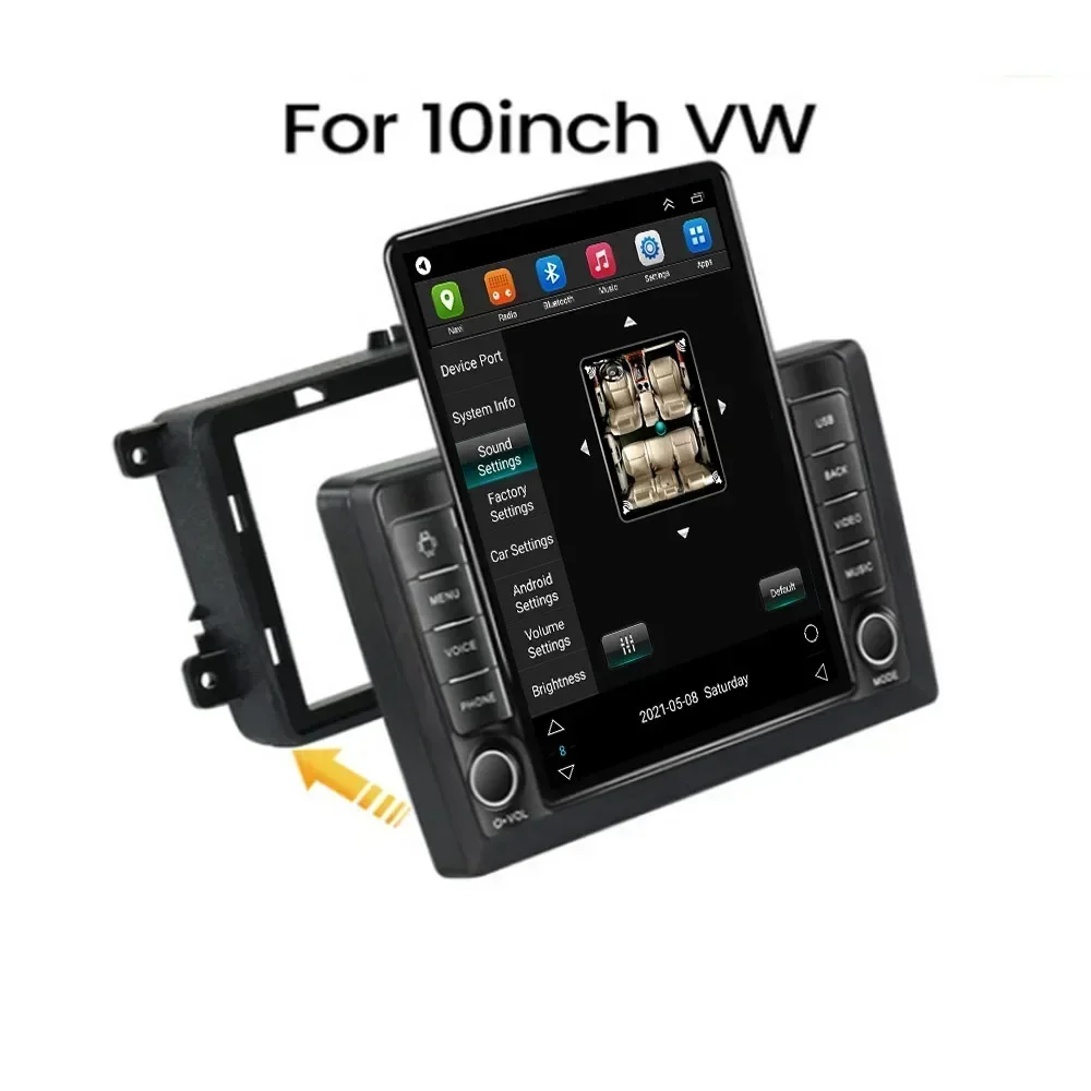 Автомобильная мультимедийная система Carplay Android Auto Авто радио для VW Golf 5 6 Touran Passat B6