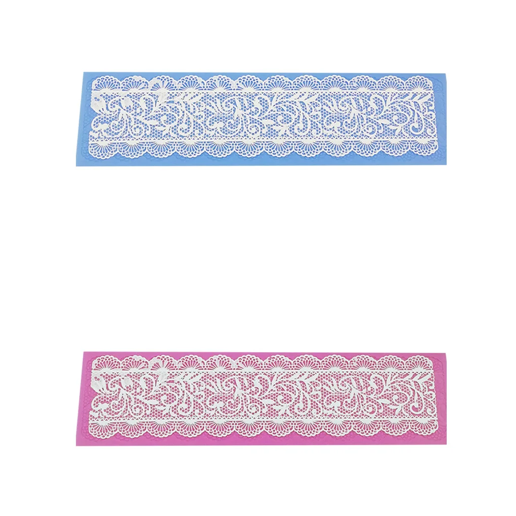 

Silicone Mold Lace Cake Mat Sugar Fondant Baking Mould Flower Pattern DIY Pad Candy Decoration