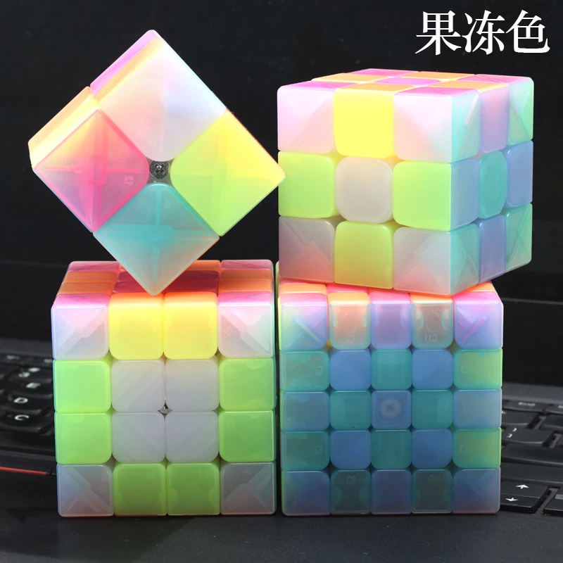 

Qiyi Jelly Color 2 Th Order 3 Th Order 4 Th Order 5 Th Order Magic Cubes Third-Stage Fourth-Stage Professor's Cube Children