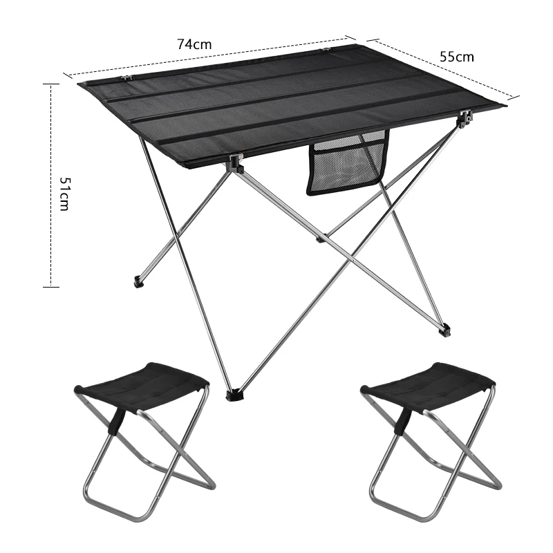 

Outdoor Folding Tables Chairs Ultralight Aluminum Alloy Portable Camping Equipment Outdoor Fishing Barbecue Picnic Table