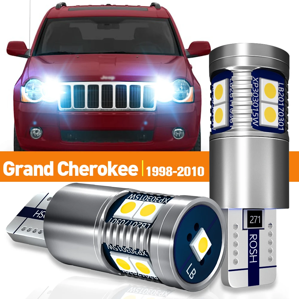 

2pcs LED Parking Clearance Light For Jeep Grand Cherokee WJ WG WH WK 1998-2010 2005 2006 2007 2008 2009 Accessories Canbus Lamp