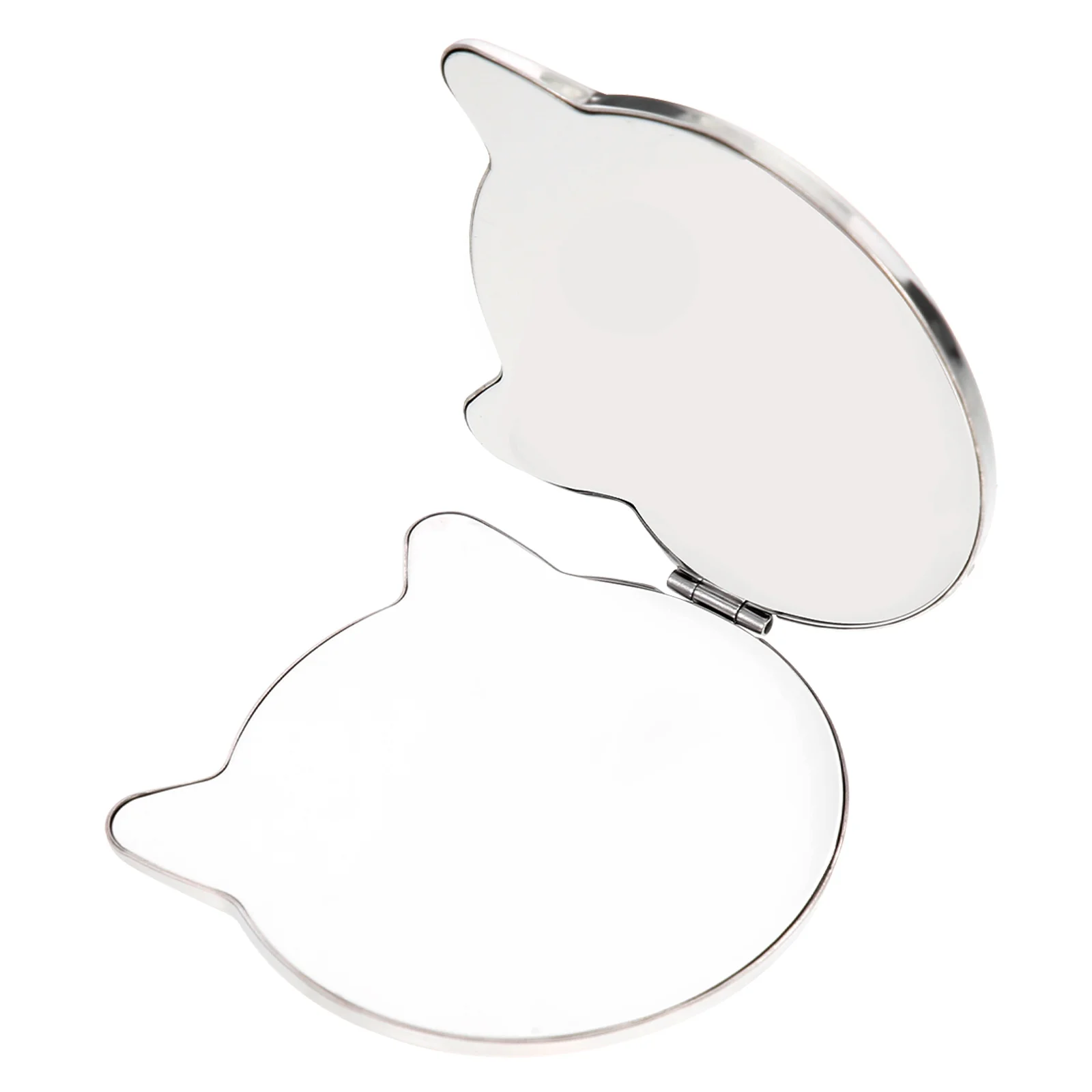 

Delicate Mirror Dual- sided Makeup Mirror Compact Folding Metal Mirror