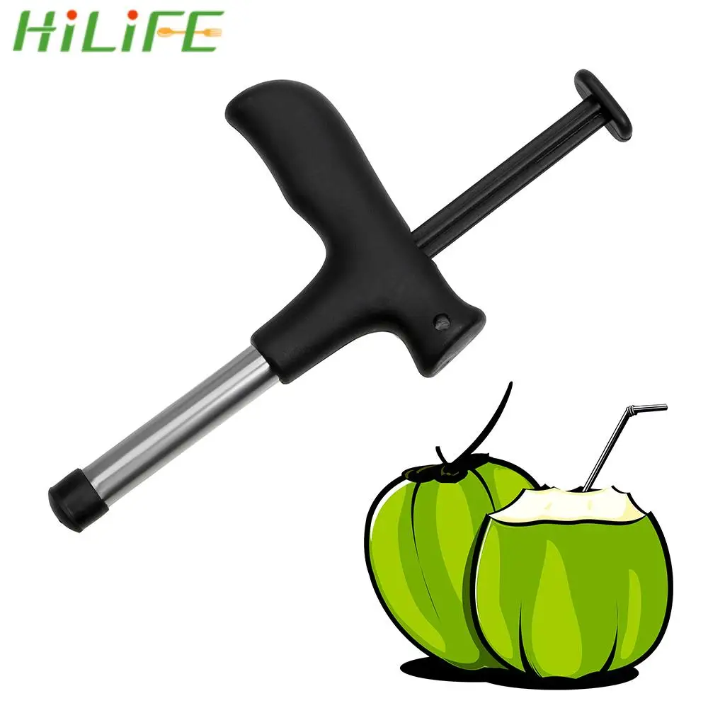 

Stainless Steel Coconut Opener Opening Driller Cut Hole Tool Fruit Openers Tools Durable Knife Hole Tool Kitchen Accessories