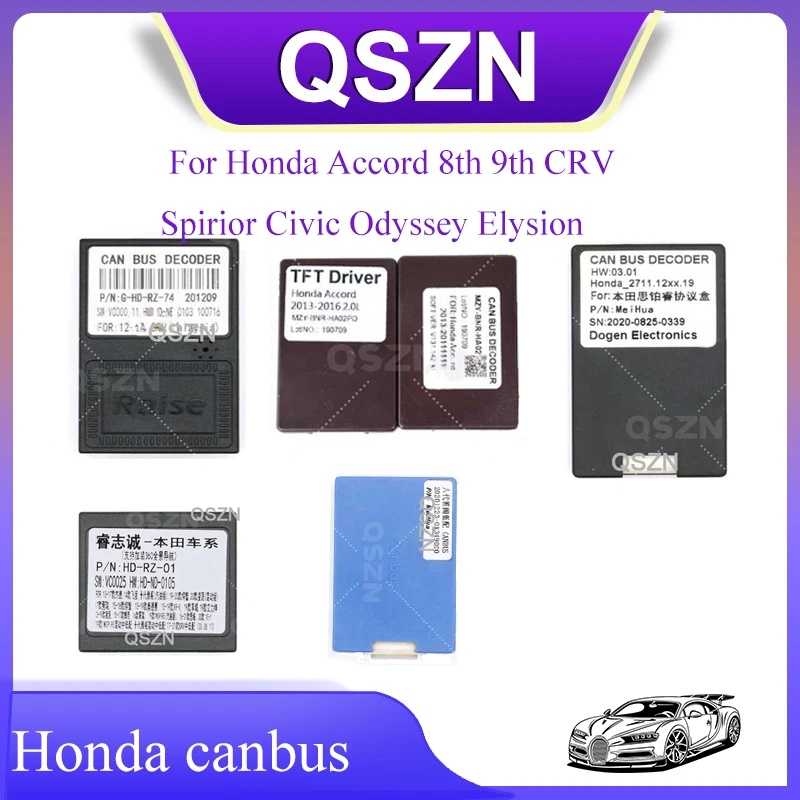 

Android Car Canbus Box For Honda Accord 8th 9th CRV Spirior Civic Odyssey Elysion Canbus Box Adaptor