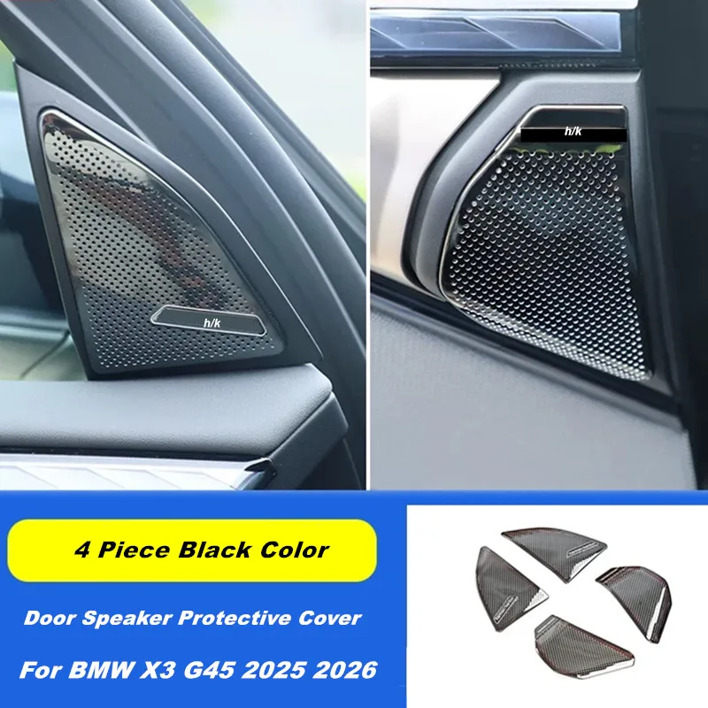 

Автомобильная передняя/задняя дверь, стойка динамика, металлическая защитная крышка звукового сигнала, накладка для BMW X3 G45 2025 2026, аксессуары для интерьера