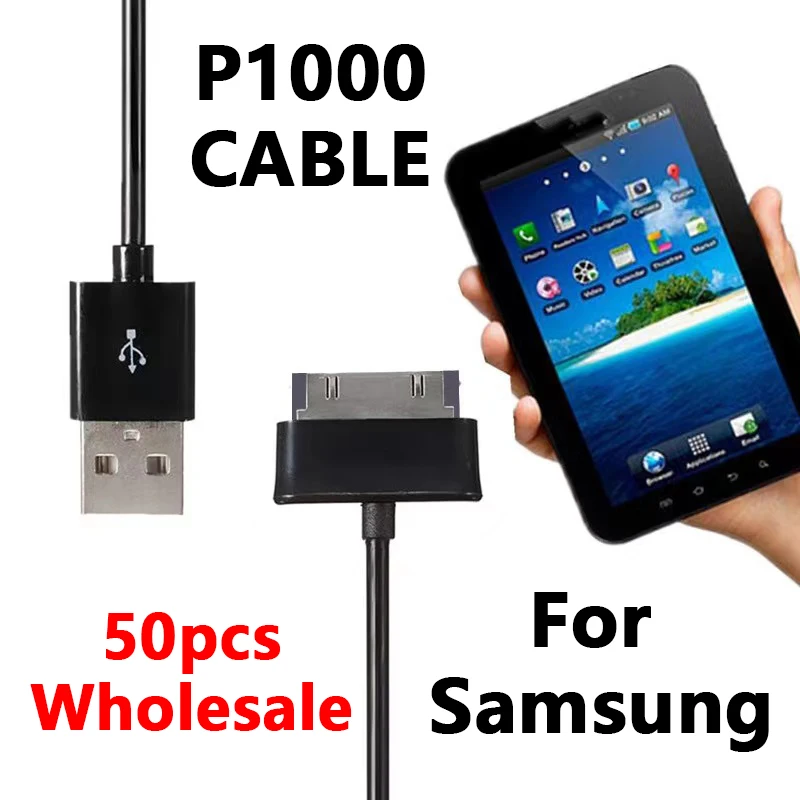 

50pcs USB Charging Data Cable Cord For Samsung Tab 2 3 Note P1000 P3100 P3110 P5100 P5110 P7300 P7310 P7500 P7510 N8000 Wholesal