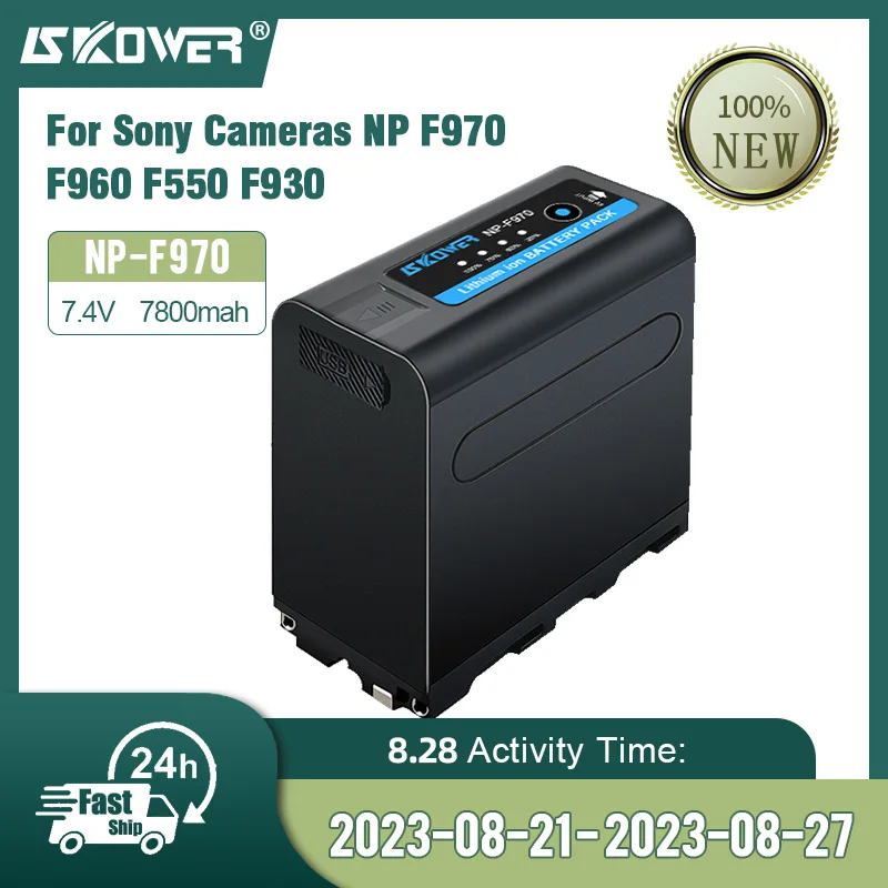Новая замена NP-F990 NP-F980 F970 F960 камера батарея для Yongnuo Godox YN300Air II YN300 III YN600 L132T светодиодный видео светильник батарея