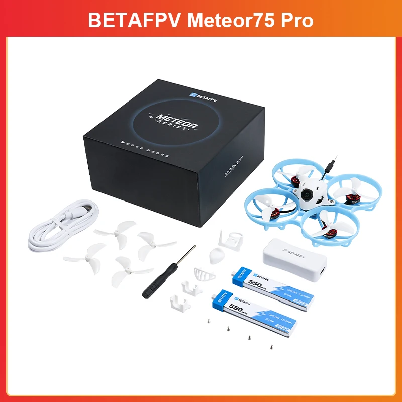 Бесщеточный Квадрокоптер BETA метеоро75 Pro Whoop ELRS 2,4G/Frsky/TBS RX F4 1S 5A FC