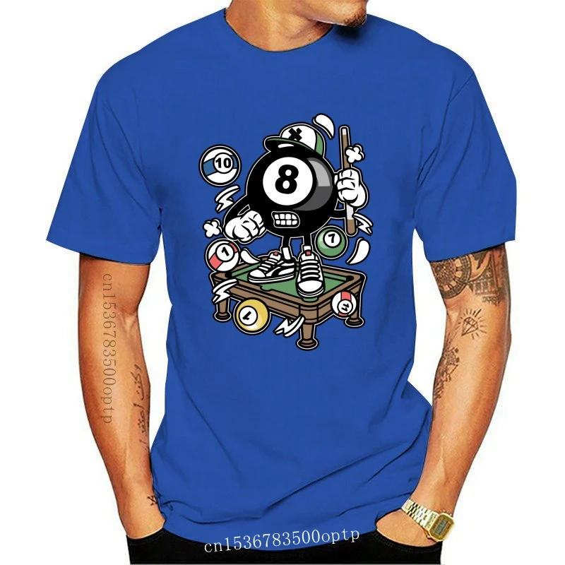 

Mens Womens Unisex T Shirt Pool 8 Ball Snooker Table Games