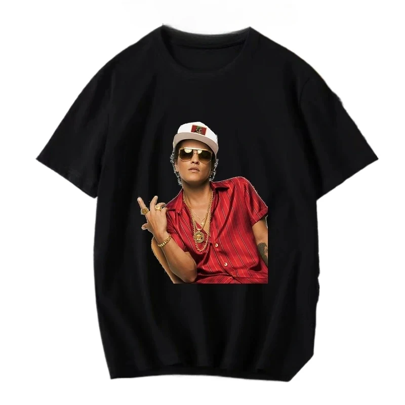 Футболка мужская с принтом Бруно рубашка в стиле хип-хоп короткими рукавами топ