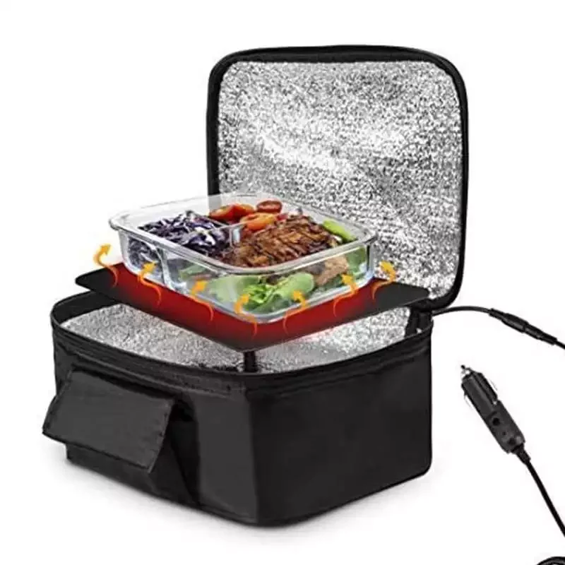 

Portable Food Warmers 12V 90W Electric Oven Fast Heating Picnic Microwave for Travel Camping Food Cooking