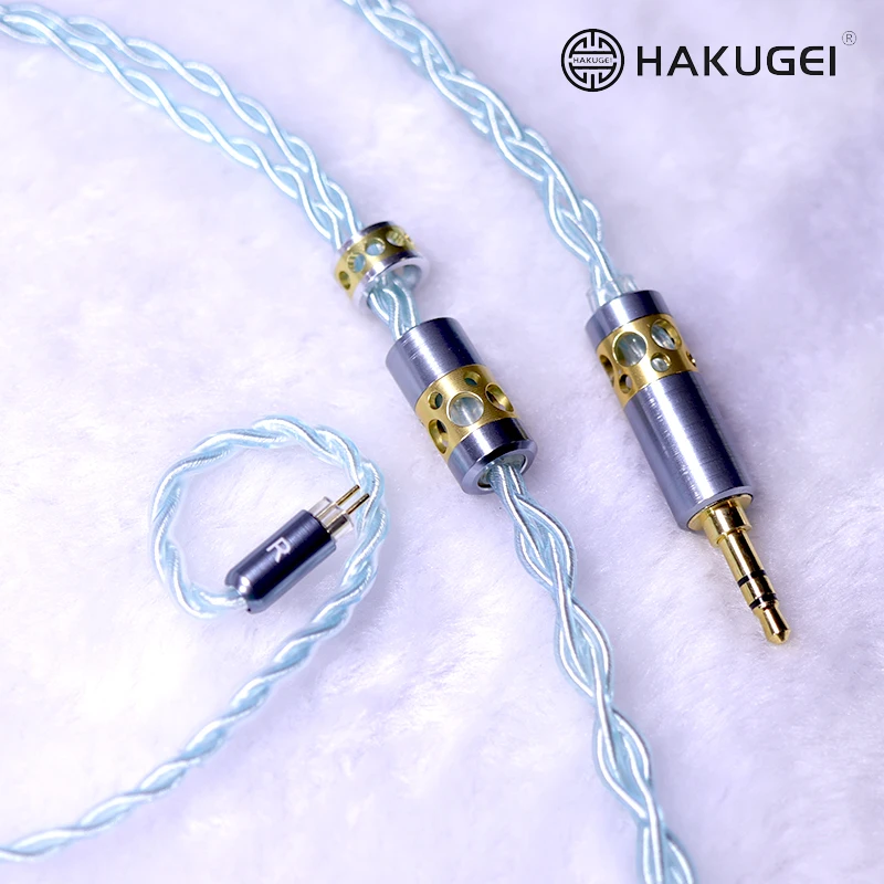 Кабель Hi-Fi для наушников HAKUGEI Galaxy litz с посеребренным покрытием occ 0,78 mmcx 4,4 3,5 2,5 (art.: 3920bf8971087) - 3920bf8971087