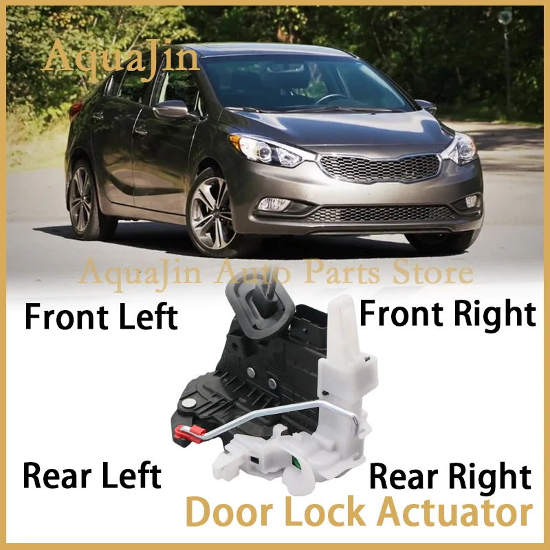 Фото Для Kia Forte YD Cerato K3 2012 ~ 2018 2017 Привод защелки передней и задней правой левой двери OEM 81310-A7031 81320-A7011 81410-A7011 №1