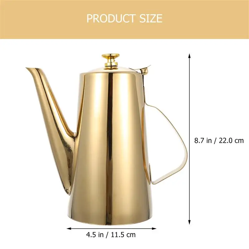 

Oil Dispenser Bottle Olive Vinegar Container Sauce Stainless Steel Pot Pitcher Soy Cruet Kitchen Jug Water Decanter Cooking