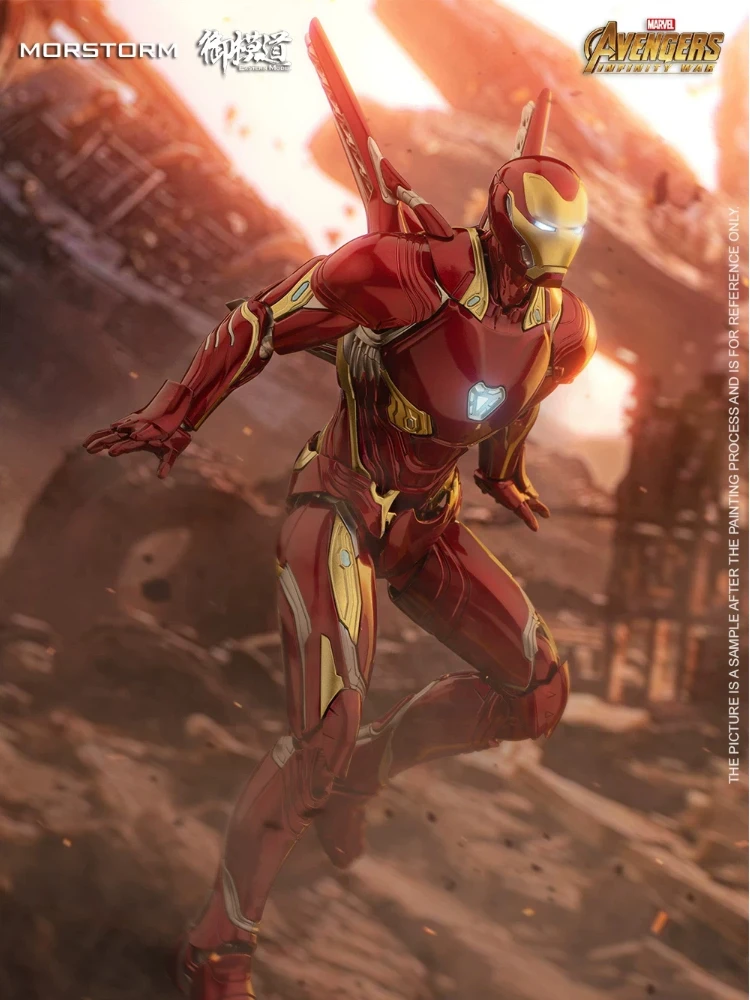 Фото Модель Iron Man Mk 50 1/9 Morstorm Eastern Model в наличии, масштабная сборная модель класса Deluxe, серия Avengers Infinity War, подарки для коллекционеров №5