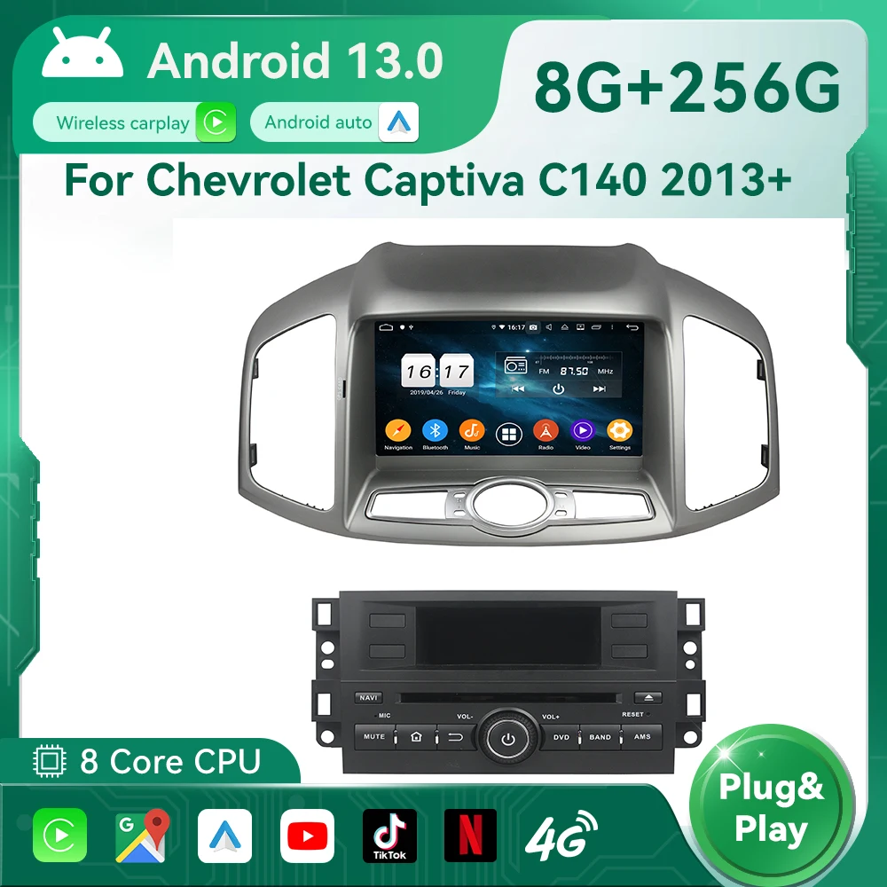 

Автомагнитола для Chevrolet Captiva C140, Android, 2013 + Стерео Авторадио, мультимедийный плеер, DVD, кассета, записывающее устройство, головное устройство, GPS-навигатор