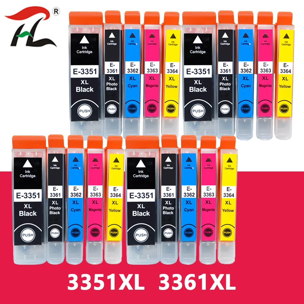 Для Epson 33XL T3351 T3361 - T3364 совместимый чернильный картридж XP-530 XP-630 XP-635 XP-830 XP-540 XP-640 XP-645
