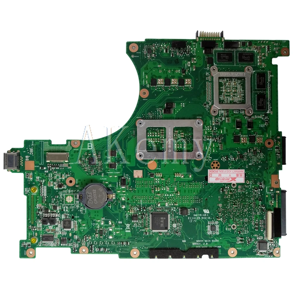 N56VB материнская плата для Asus N56VM N56VV N56VZ ноутбука REV2.0 GT740M GT650M поддержка I7 оригинал |