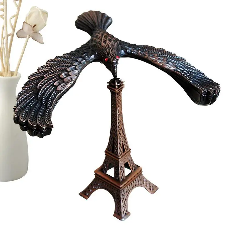 

Balancing Bird Toy Gravity Eagle Alloy Toy Self Balancing Eagle Metal Tower Rotatable Creative Balancing Eagle Desk Decor For